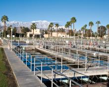 Picture of wastewater treatment facility.