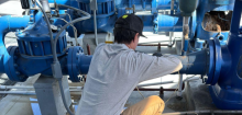 Pump efficiency test